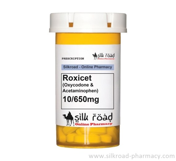 Roxicet (Oxycodone & Acetaminophen) 10/650mg